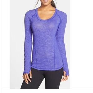 Zella “Breathless” Longsleeve Athletic Top